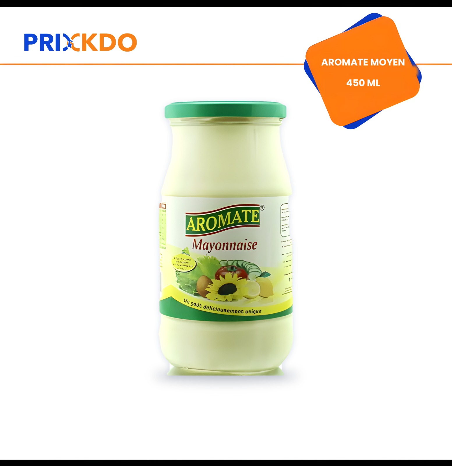 MAYONNAISE AROMATE MOYEN 12 X 450G