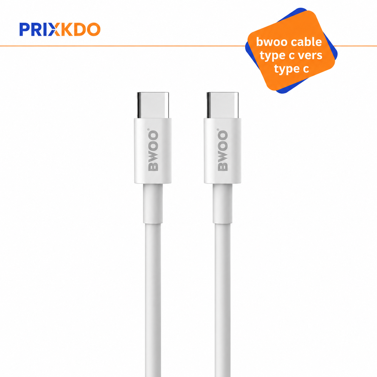 Bwoo CABLE MICRO USB ULTRA RAPIDE 2.4A. BO-X166V