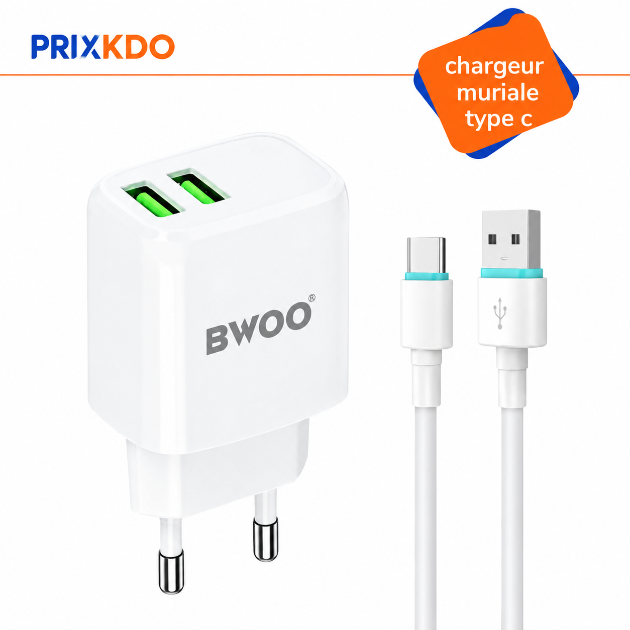 Bwoo CHARGEUR BOITIER 38W. CDA131