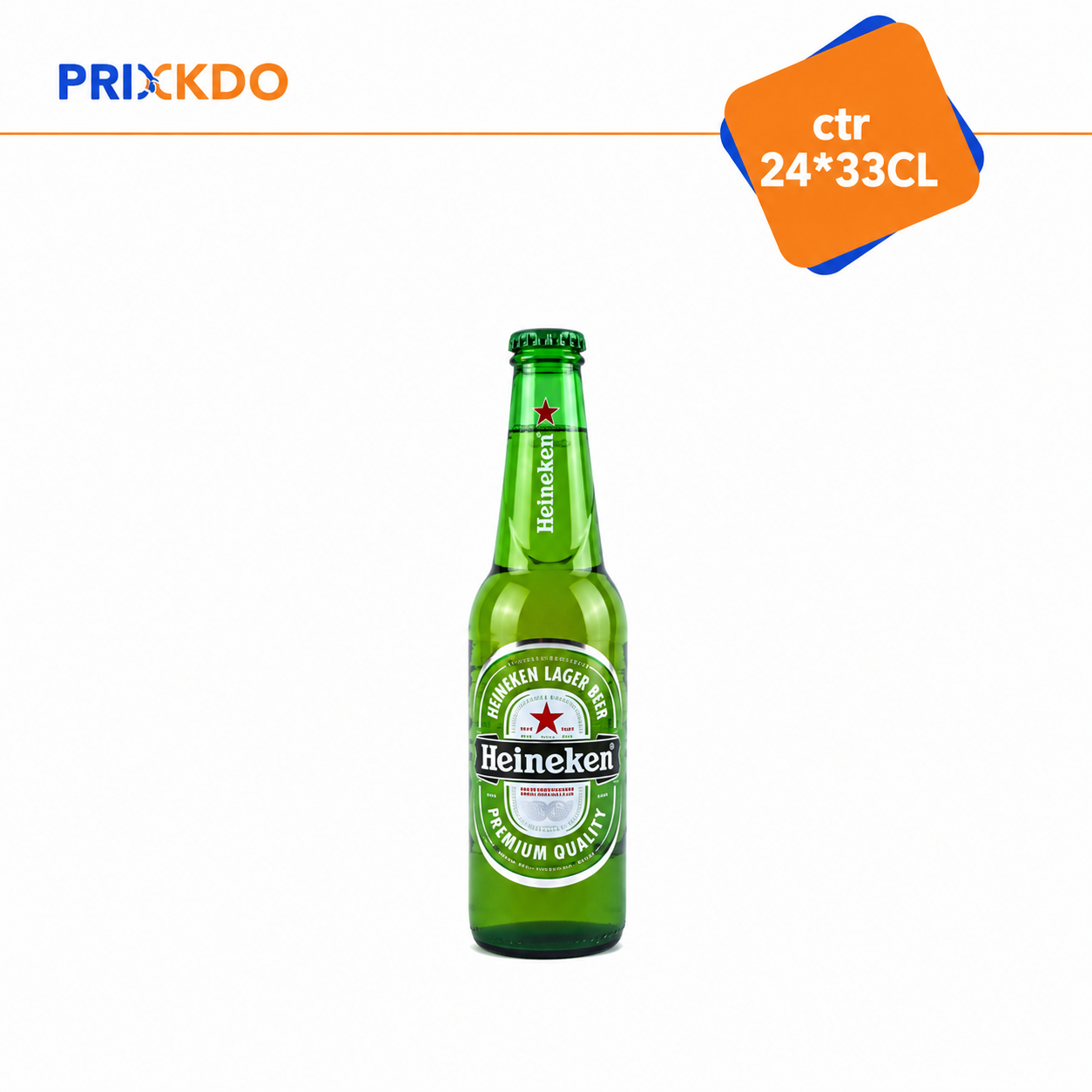 Pack 24x25cl heineken