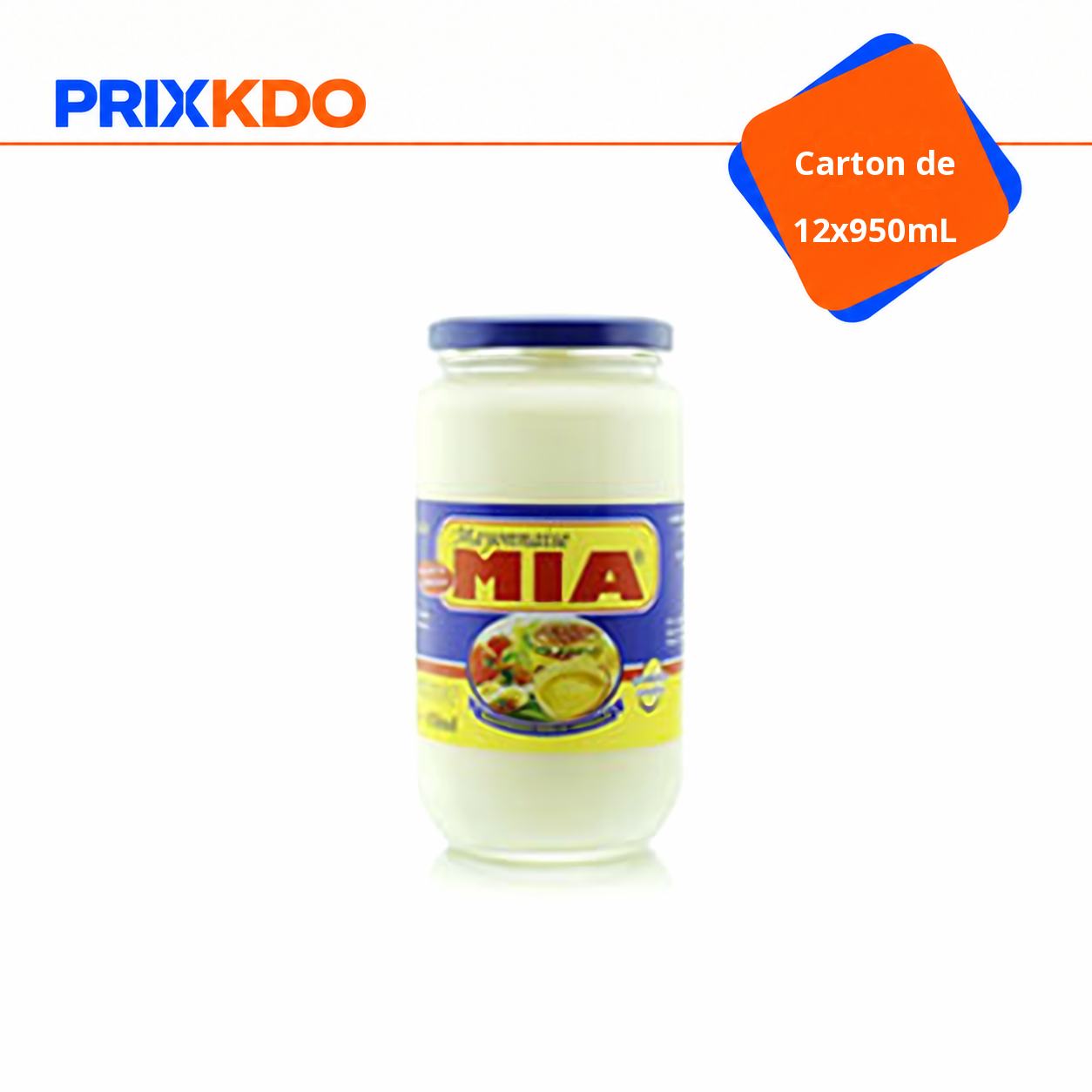 CRT 12X950ML MAYONNAISE MIA