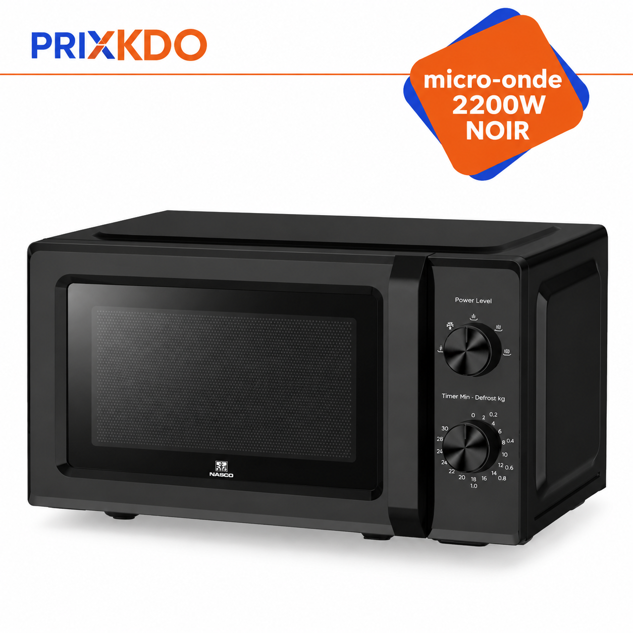 MICRO-ONDE 20LIT NOIR 700W - 5