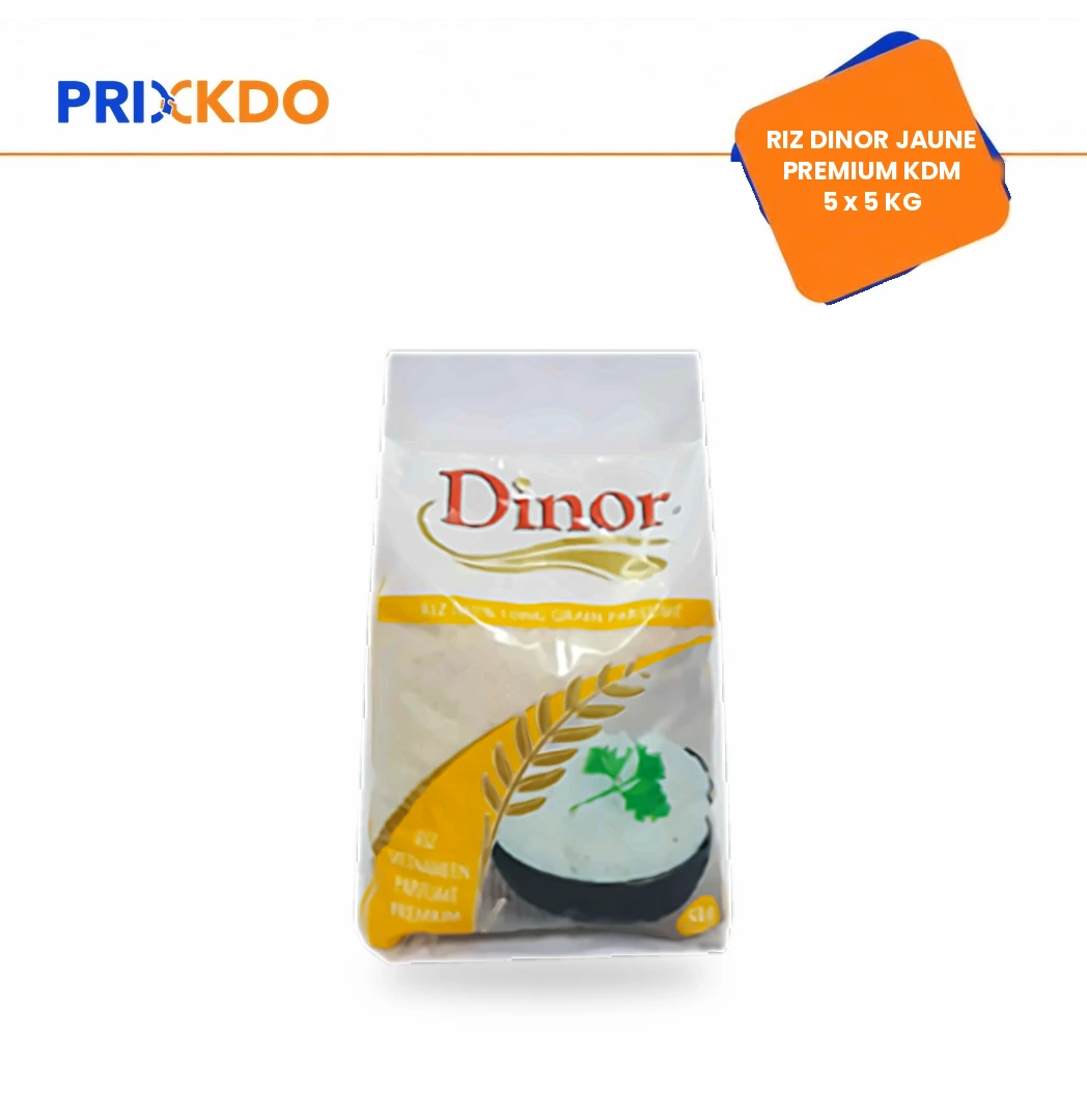 RIZ DINOR JAUNE PREMIUM KDM 5 X 5KGS