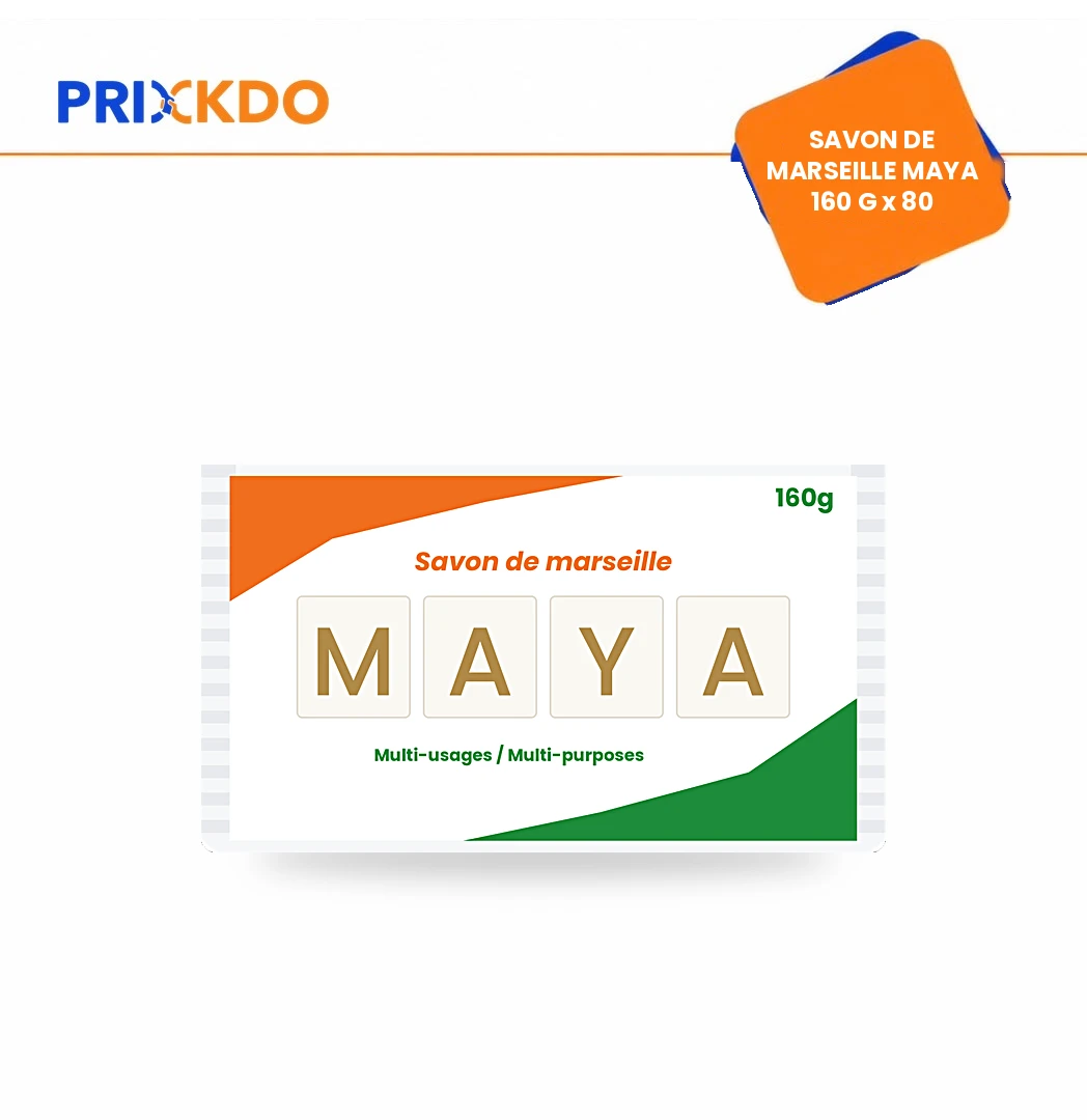 SAVON DE MARSEILLE MAYA 160G X 80