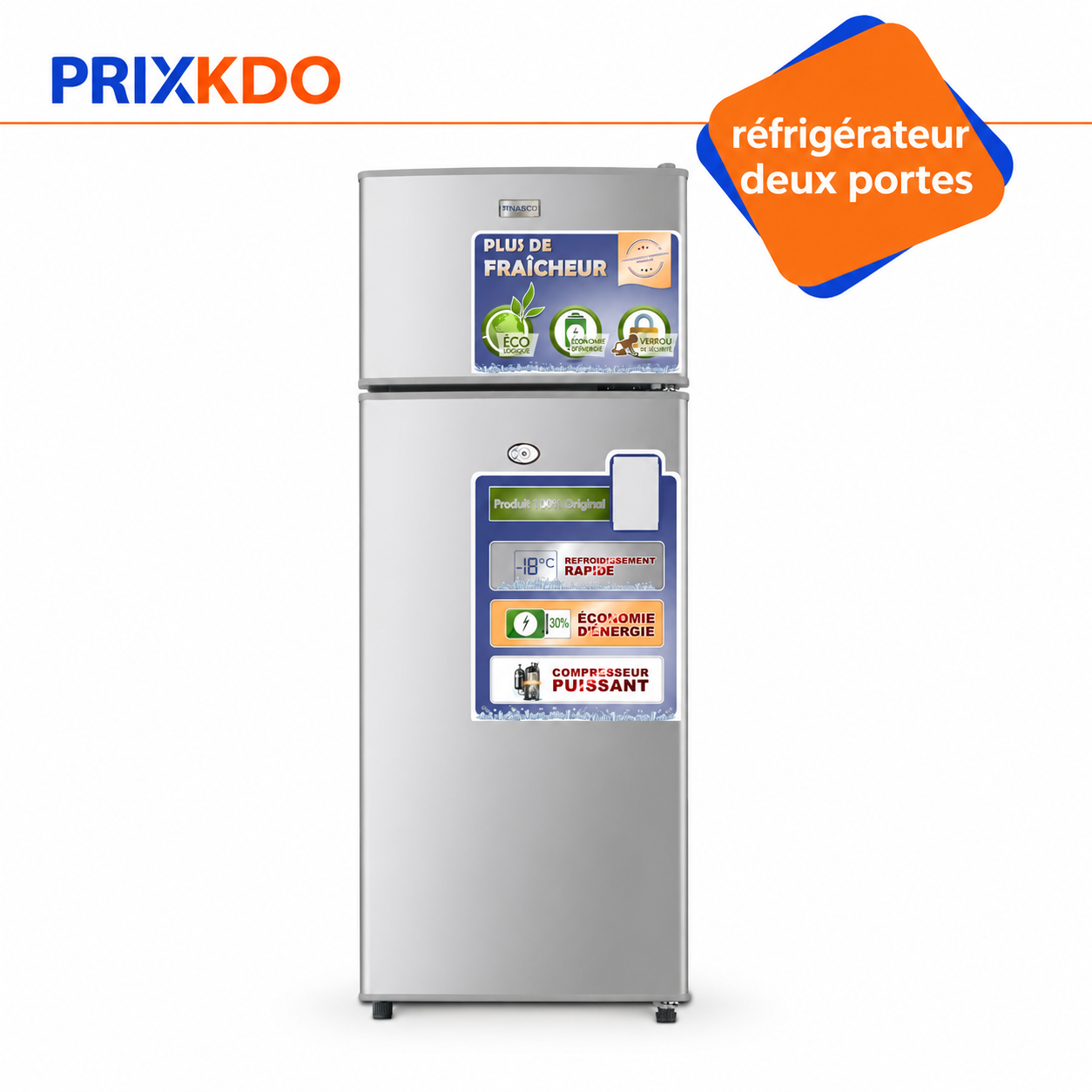 CONGELATEUR HORIZONTAL DEUX PORTES 600L - KNAS-900