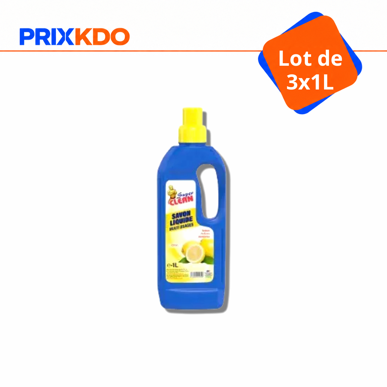 SAVON LIQUIDE SUPER CLEAN 1lx3