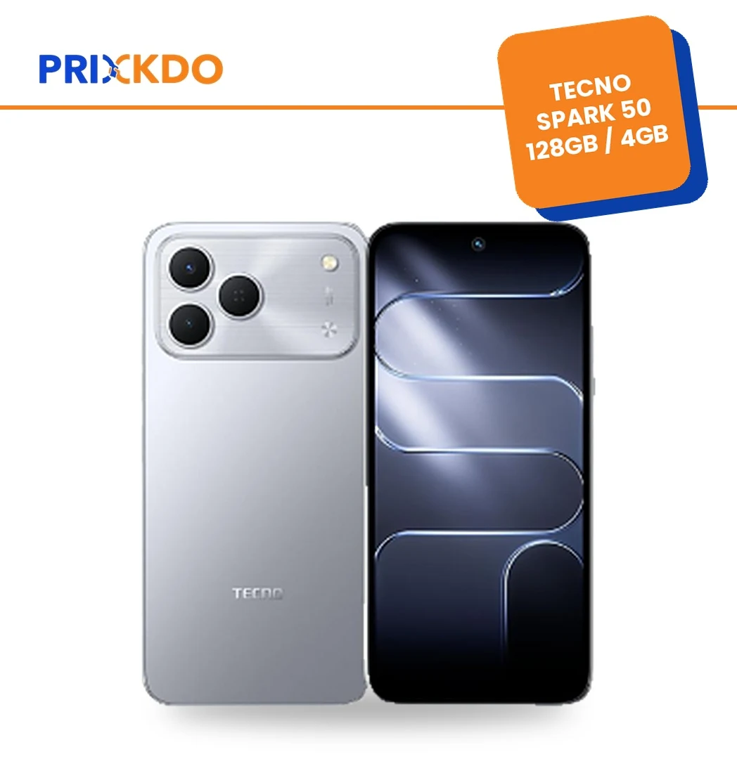 Tecno Spark 50 – 128 Go / 4 Go RAM