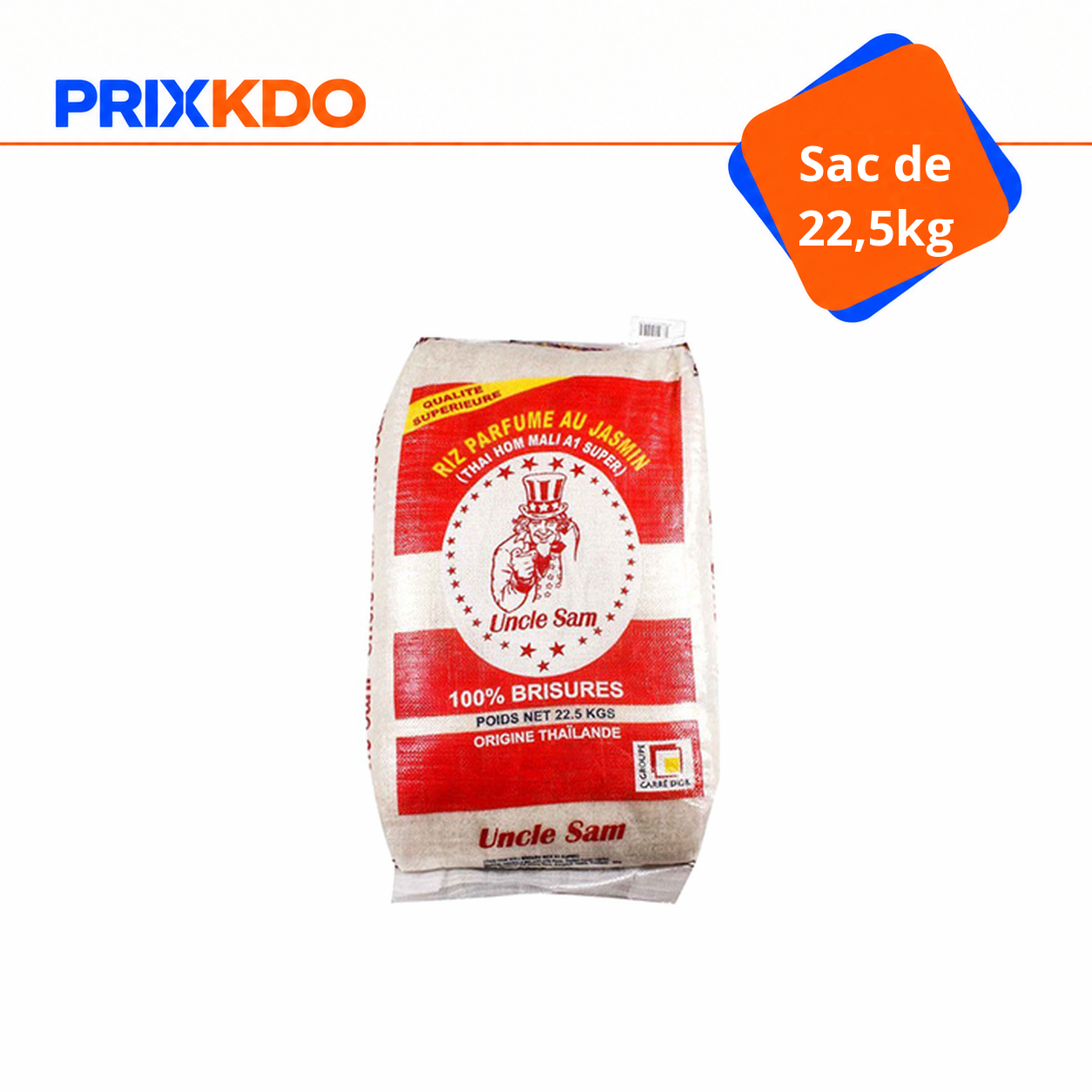SAC 22.5KG UNCLE SAM 100% BRISURE